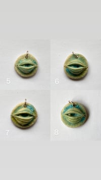 Image 3 of Blue Love Earth Pendant