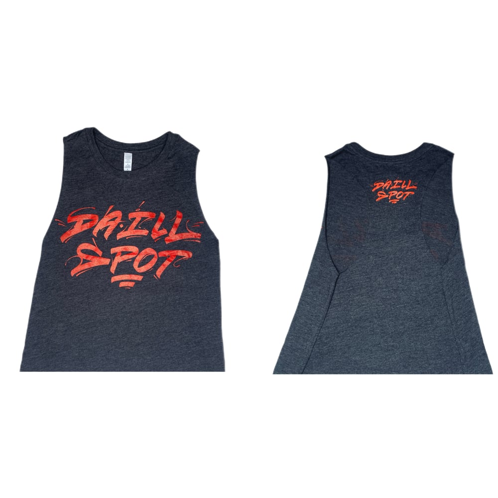 Da ILL Spot x FREE2EXPRESS Racerback Crop Tank