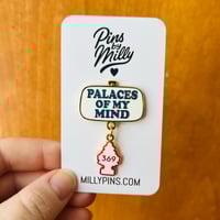 Image 3 of Louis Tomlinson’s “Palaces of my Mind” Rearview Mirror Enamel Pin & Magnet