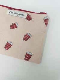 Image 2 of *EN STOCK* Pochette petit format coton Pop Corn