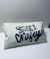 Image 3 of ‘She’s Crafty’ Zipper Pouch