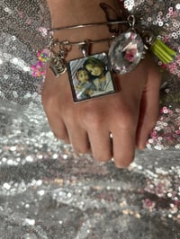 Image 4 of Adjustable Customize photo charm bangle for kids teens & adults 