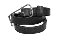 Image 3 of 0xidised .925 Sterling Silver Buckle Belt