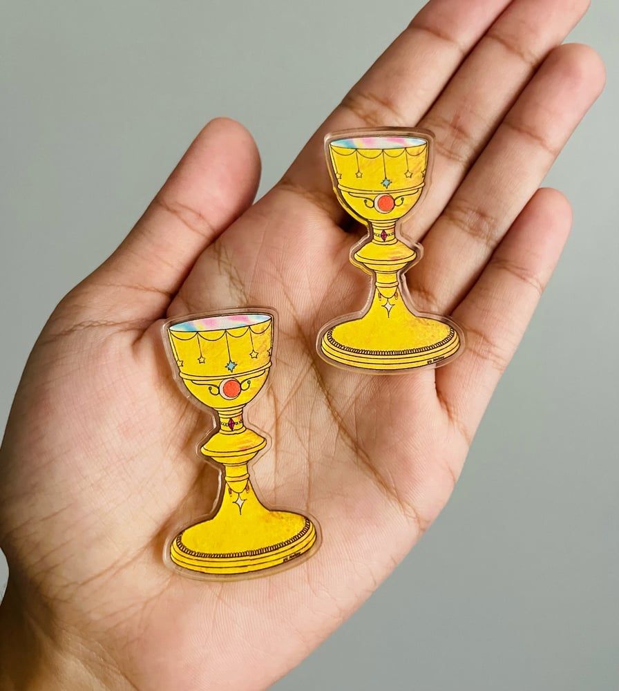 Image of Cheers Chalice Stud Earrings