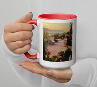 Image 1 of Peaceful Patio Garden Mug - Red