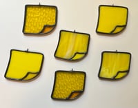 Image 1 of Stained glass good luck charm: post-it note