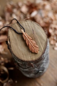 Image 4 of Feather~ Pendant Neckace 