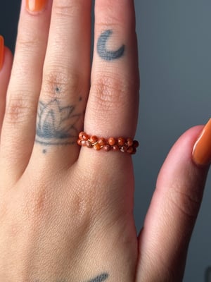 CARNELIAN ADJUSTABLE RINGS