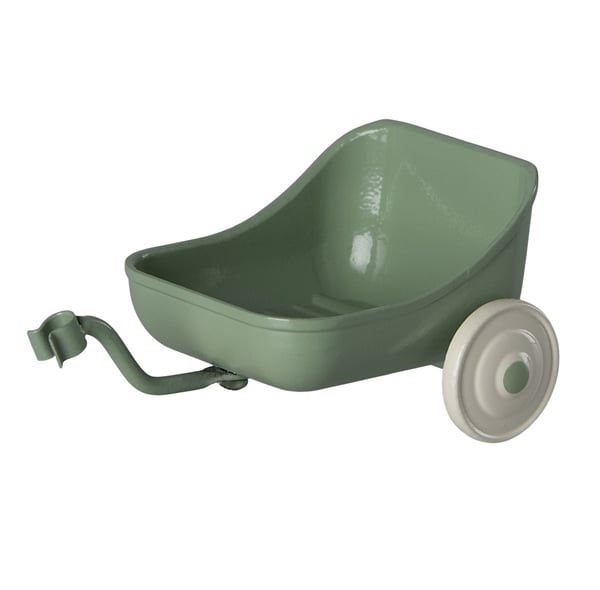 Image of Maileg Tricycle Trailer Mouse Green