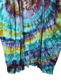 Image 5 of L Long Woven Kimono in Earthy Spiral Ice Dye