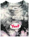 Vault Embroidered Oversized Tie-Dye T-Shirt "Milky Way"