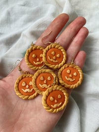 Image 2 of Pumpkin Pie Earrings