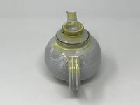 Image 2 of Yellow and White Glazed Small Tea Pot