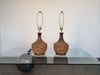 Pair of Cork Lamps