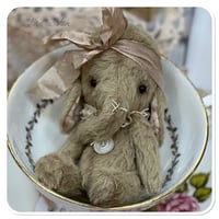 Image 2 of Handmade beige teacup elephant