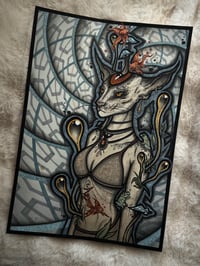 Image 2 of Original Painting- Mycelial Feline