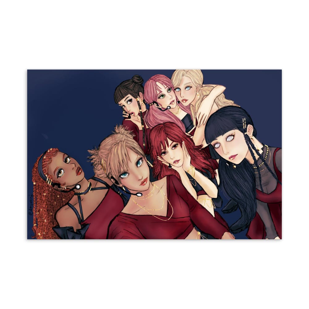 Image of Girl Group (Postcard)