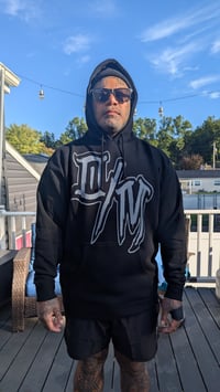 Image 1 of O/M Logo Hoodie - black