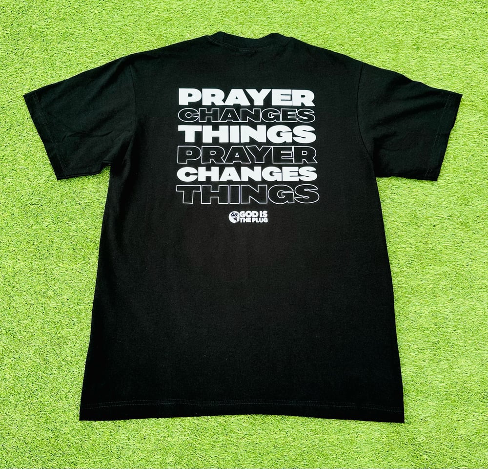 GOD IS THE PLUG LOGO TEE (BLACK)