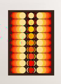Image 1 of 'Retrograde' 250gsm Matt Art Print Vintage Groove Design