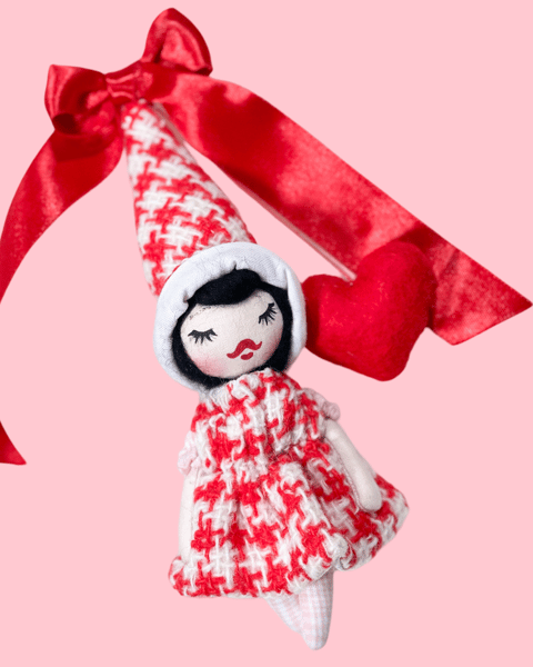 Image of ORNAMENT ELF ART DOLL #3 