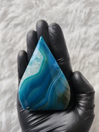 Image 4 of Blue Sardonyx Agate Teardrop Crystal - 6 Styles