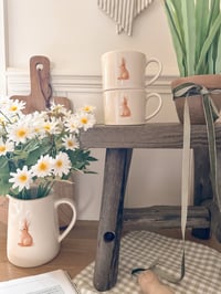 Image 4 of SALE! Neutral Bunny Mugs ( Set of 2 )