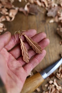 Image 5 of Feather~ Earrings 