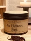 All Hallow’s Eve - Crackling Log Fire and Cedarwood Scented Soy Candle 