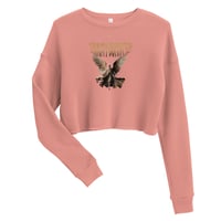 Image 5 of Women DIVINELY PROTECTED Crop Sweatshirt