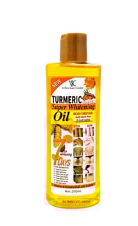  Turmeric super whitening body oil