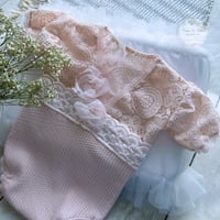 Image 2 of Photo props | sitter romper - Sophia - powder pink