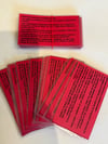 Red Cards - Taretas Rojas