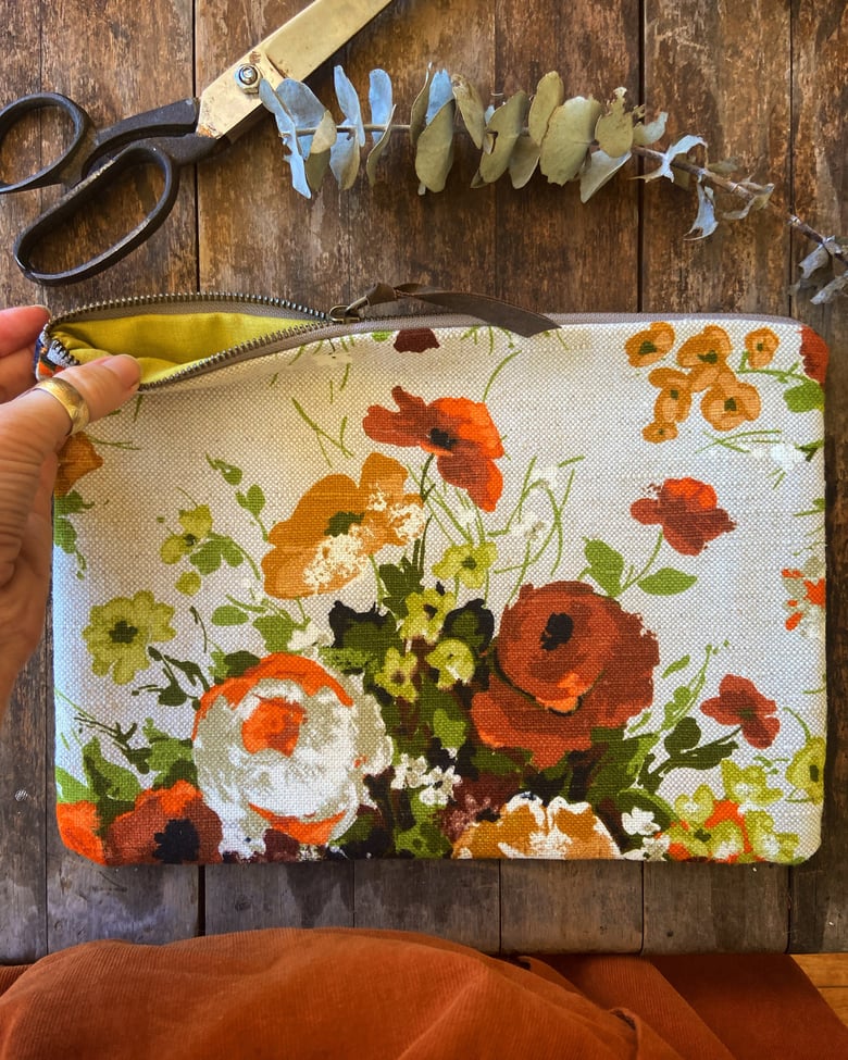 Image of Autumn Floral Pouch 
