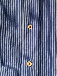 Image 6 of Blue- white stripes shirt