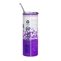 Image 2 of Chingona Toxica y Chula Purple Stainless Steel Tumbler   