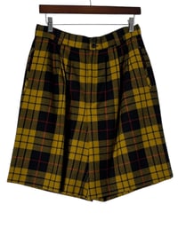 Image 3 of Vintage Plaid Wool Bermuda Shorts