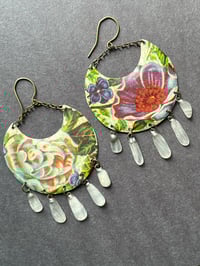 Image 1 of Pale tin earrings