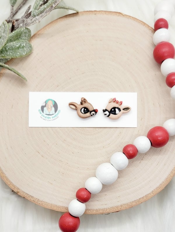 Image of Classic Reindeer Studs