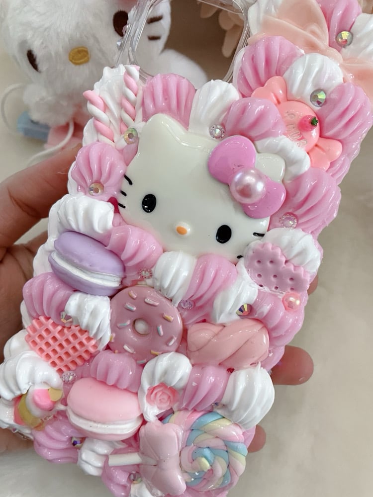 kawaii decoden kitty phonecase PM6