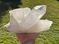Image 13 of Large Clear Quartz Points Cluster Statement Piece #2068