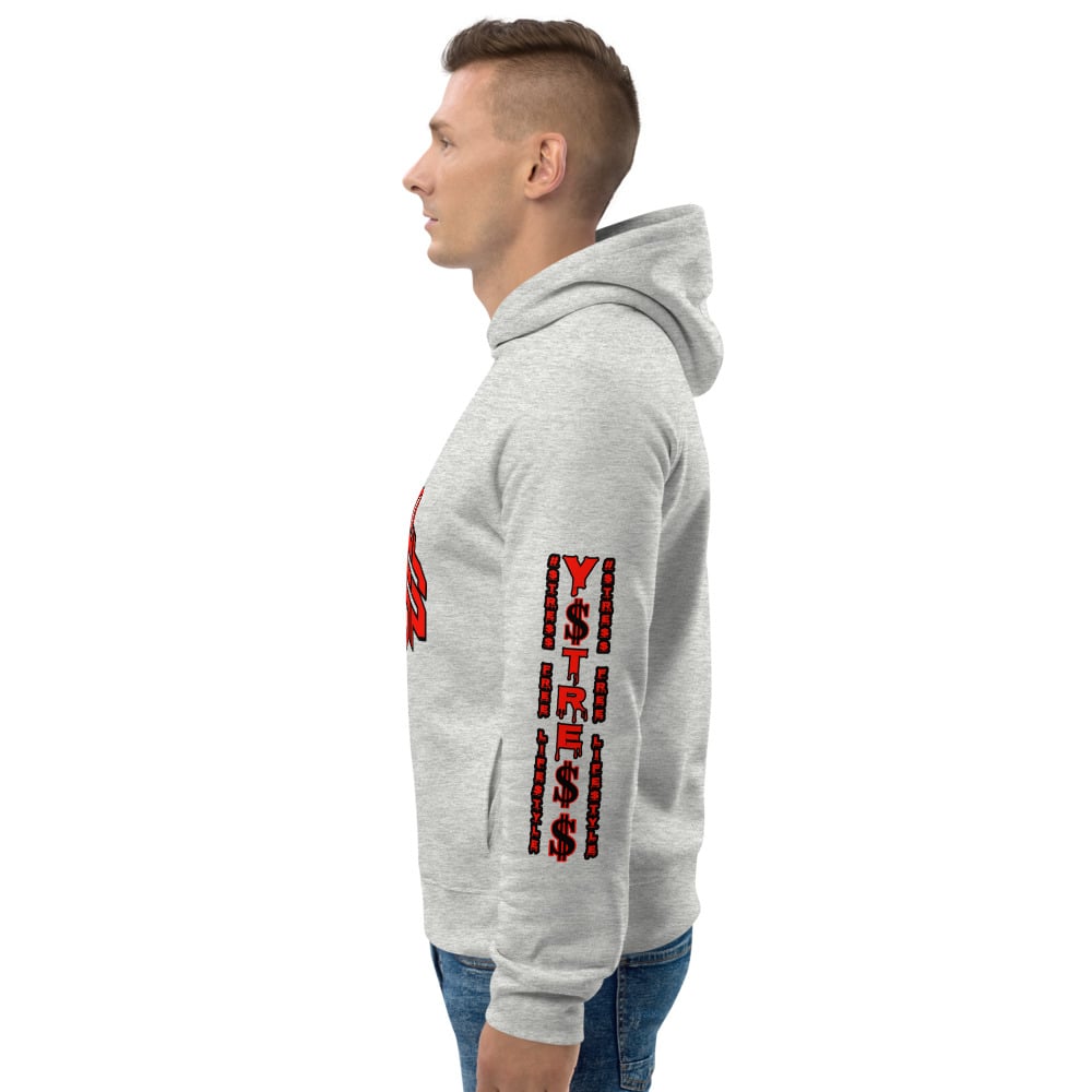 Image of YSDB Exclusive Red and Black Unisex pullover hoodie 