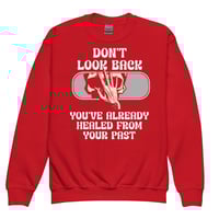 Image 2 of Youth PAST HEALING crewneck sweatshirt