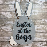 Image 2 of Family Easter Bunny Sign