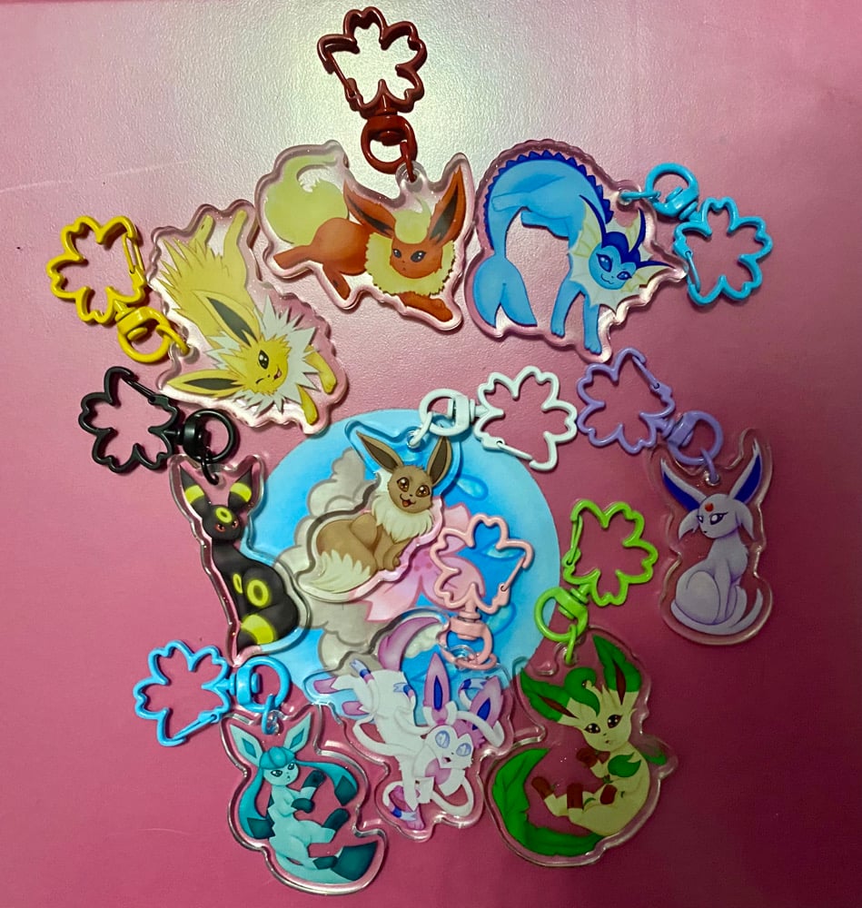 Image of Eeveelution Keychains