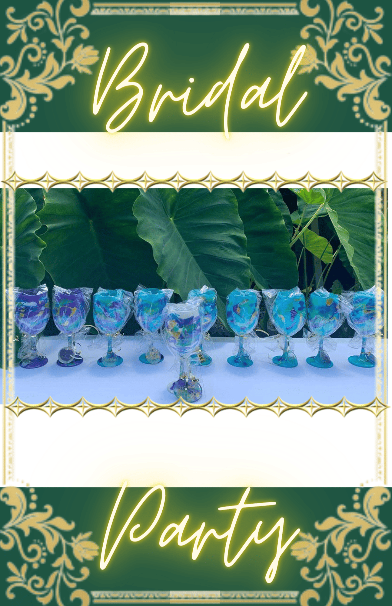 Image of 10+ Stemed Wine Glasses. 