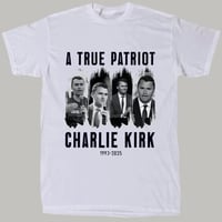 Image 2 of Team Charlie Kirk Tribute Tee | Vintage Memorial Graphic Shirt