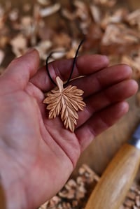 Image 2 of Maple Leaf— Pendant Necklace 