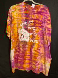 Image 1 of 2xl  Scream Into The Void Tie Dye Shirt