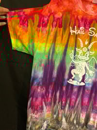 Image 2 of XL Hail Satan Tie Dye Shirt 1